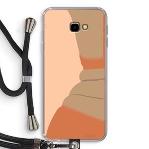 CaseCompany Bikini: Samsung Galaxy J4 Plus Transparant Hoesje met koord