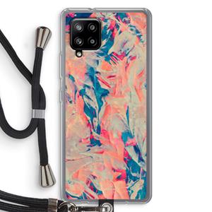CaseCompany Alone: Samsung Galaxy A42 5G Transparant Hoesje met koord