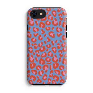 CaseCompany Leopard blue: iPhone SE 2020 Tough Case