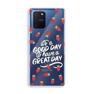 CaseCompany Don't forget to have a great day: Samsung Galaxy Note 10 Lite Transparant Hoesje