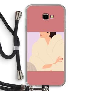 CaseCompany Cosy: Samsung Galaxy J4 Plus Transparant Hoesje met koord