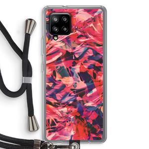 CaseCompany California: Samsung Galaxy A42 5G Transparant Hoesje met koord