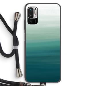 CaseCompany Ocean: Xiaomi Redmi Note 10 5G Transparant Hoesje met koord