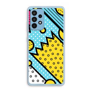 CaseCompany Pop Art #1: Samsung Galaxy A52 Transparant Hoesje