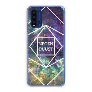 CaseCompany Negenduust ruimte: Xiaomi Redmi 9T Transparant Hoesje