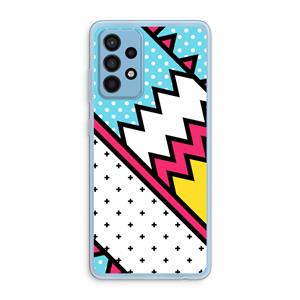 CaseCompany Pop Art #2: Samsung Galaxy A52 Transparant Hoesje