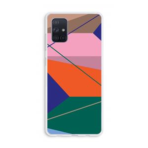 CaseCompany Gestalte 1: Galaxy A71 Transparant Hoesje