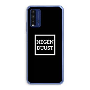 CaseCompany Negenduust black: Xiaomi Redmi 9T Transparant Hoesje