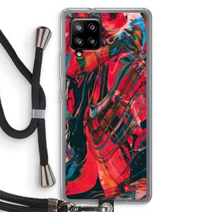 CaseCompany Endless Descent: Samsung Galaxy A42 5G Transparant Hoesje met koord