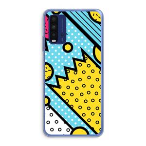 CaseCompany Pop Art #1: Xiaomi Redmi 9T Transparant Hoesje