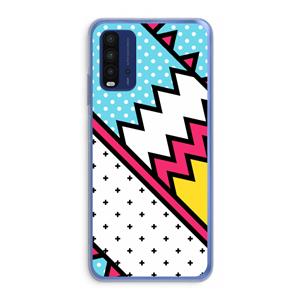 CaseCompany Pop Art #2: Xiaomi Redmi 9T Transparant Hoesje