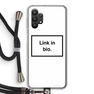 CaseCompany Link in bio: Samsung Galaxy A32 5G Transparant Hoesje met koord