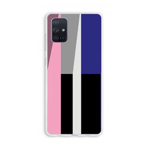 CaseCompany Gestalte 4: Galaxy A71 Transparant Hoesje