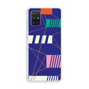 CaseCompany Gestalte 5: Galaxy A71 Transparant Hoesje