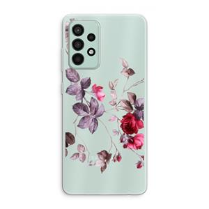 CaseCompany Mooie bloemen: Samsung Galaxy A52s 5G Transparant Hoesje