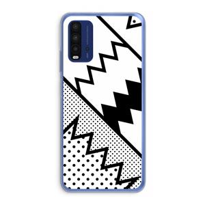 CaseCompany Pop Art #5: Xiaomi Redmi 9T Transparant Hoesje