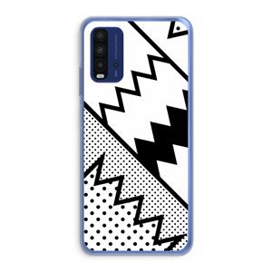 CaseCompany Pop Art #5: Xiaomi Redmi 9T Transparant Hoesje