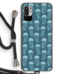 CaseCompany Kwallie: Xiaomi Redmi Note 10 5G Transparant Hoesje met koord