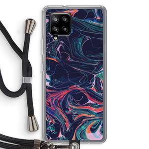 CaseCompany Light Years Beyond: Samsung Galaxy A42 5G Transparant Hoesje met koord
