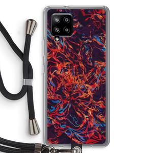 CaseCompany Lucifer: Samsung Galaxy A42 5G Transparant Hoesje met koord