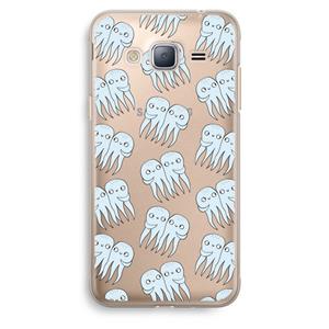CaseCompany Octopussen: Samsung Galaxy J3 (2016) Transparant Hoesje