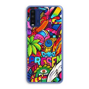 CaseCompany Represent: Xiaomi Redmi 9T Transparant Hoesje