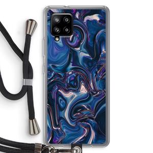CaseCompany Mirrored Mirage: Samsung Galaxy A42 5G Transparant Hoesje met koord