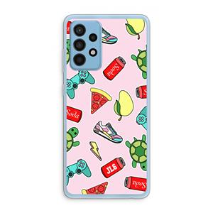 CaseCompany Things Jamie Loves: Samsung Galaxy A52 Transparant Hoesje