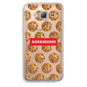 CaseCompany Koekerond: Samsung Galaxy J3 (2016) Transparant Hoesje