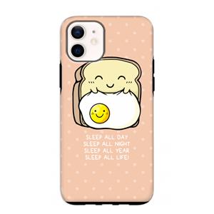 CaseCompany Sleep All Day: iPhone 12 mini Tough Case