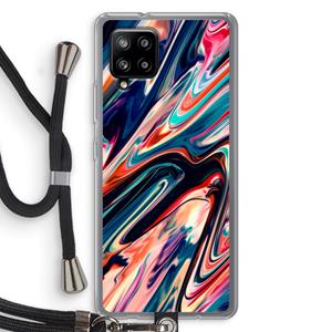 CaseCompany Quantum Being: Samsung Galaxy A42 5G Transparant Hoesje met koord