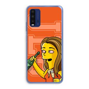 CaseCompany Jamie Lee Simpson: Xiaomi Redmi 9T Transparant Hoesje