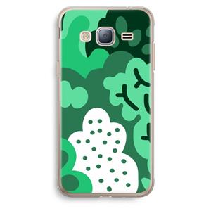 CaseCompany Bushes: Samsung Galaxy J3 (2016) Transparant Hoesje