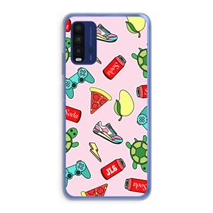 CaseCompany Things Jamie Loves: Xiaomi Redmi 9T Transparant Hoesje