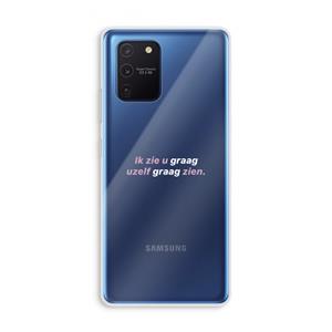 CaseCompany uzelf graag zien: Samsung Galaxy Note 10 Lite Transparant Hoesje
