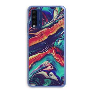 CaseCompany Chameleon Sun: Xiaomi Redmi 9T Transparant Hoesje