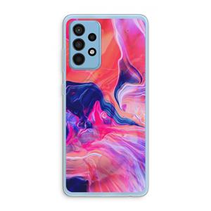 CaseCompany Earth And Ocean: Samsung Galaxy A52 Transparant Hoesje