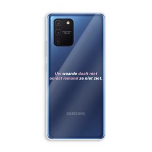 CaseCompany uw waarde daalt niet: Samsung Galaxy Note 10 Lite Transparant Hoesje