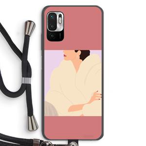 CaseCompany Cosy: Xiaomi Redmi Note 10 5G Transparant Hoesje met koord