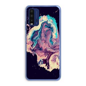 CaseCompany Cosmic Silence: Xiaomi Redmi 9T Transparant Hoesje