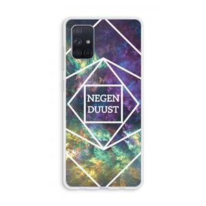 CaseCompany Negenduust ruimte: Galaxy A71 Transparant Hoesje