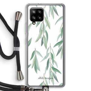 CaseCompany Branch up your life: Samsung Galaxy A42 5G Transparant Hoesje met koord