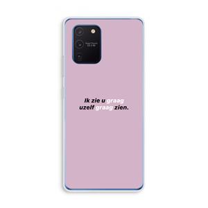 CaseCompany uzelf graag zien: Samsung Galaxy Note 10 Lite Transparant Hoesje