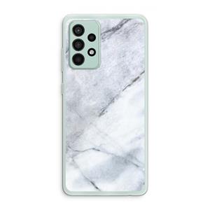 CaseCompany Witte marmer: Samsung Galaxy A52s 5G Transparant Hoesje