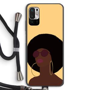 CaseCompany Golden hour: Xiaomi Redmi Note 10 5G Transparant Hoesje met koord