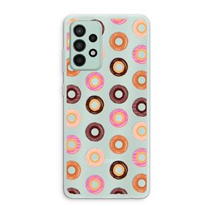 CaseCompany Donuts: Samsung Galaxy A52s 5G Transparant Hoesje