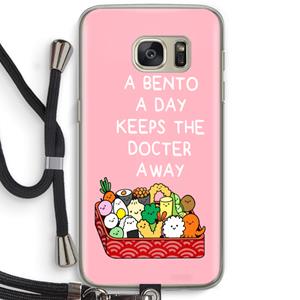 CaseCompany Bento a day: Samsung Galaxy S7 Transparant Hoesje met koord