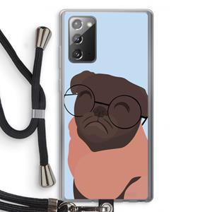 CaseCompany Ludo: Samsung Galaxy Note 20 / Note 20 5G Transparant Hoesje met koord