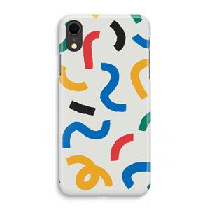 CaseCompany Illustratieve pop 2: iPhone XR Volledig Geprint Hoesje