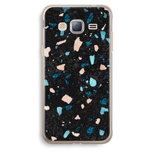 CaseCompany Terrazzo N°11: Samsung Galaxy J3 (2016) Transparant Hoesje